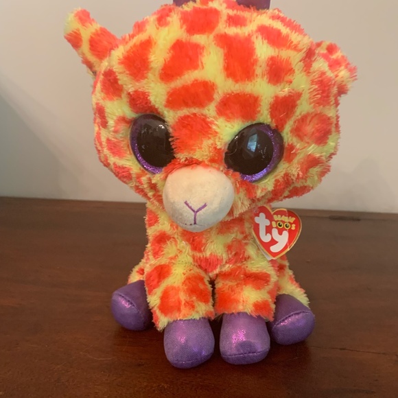 Ty Beanie Boos DARCI the Giraffe Tags 10" Retired Collectable JUSTICE RARE - Picture 9 of 9